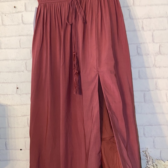 Azazie Santorini Desert Rose Dress Size A12 - Picture 9 of 14